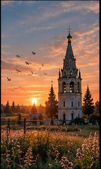 Суздаль на закате